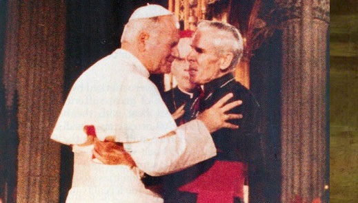 Encontro de Dom Fulton Sheen e São João Paulo II