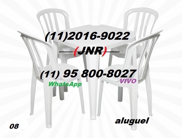 - Cadeiras para -  Locação em Itaquera