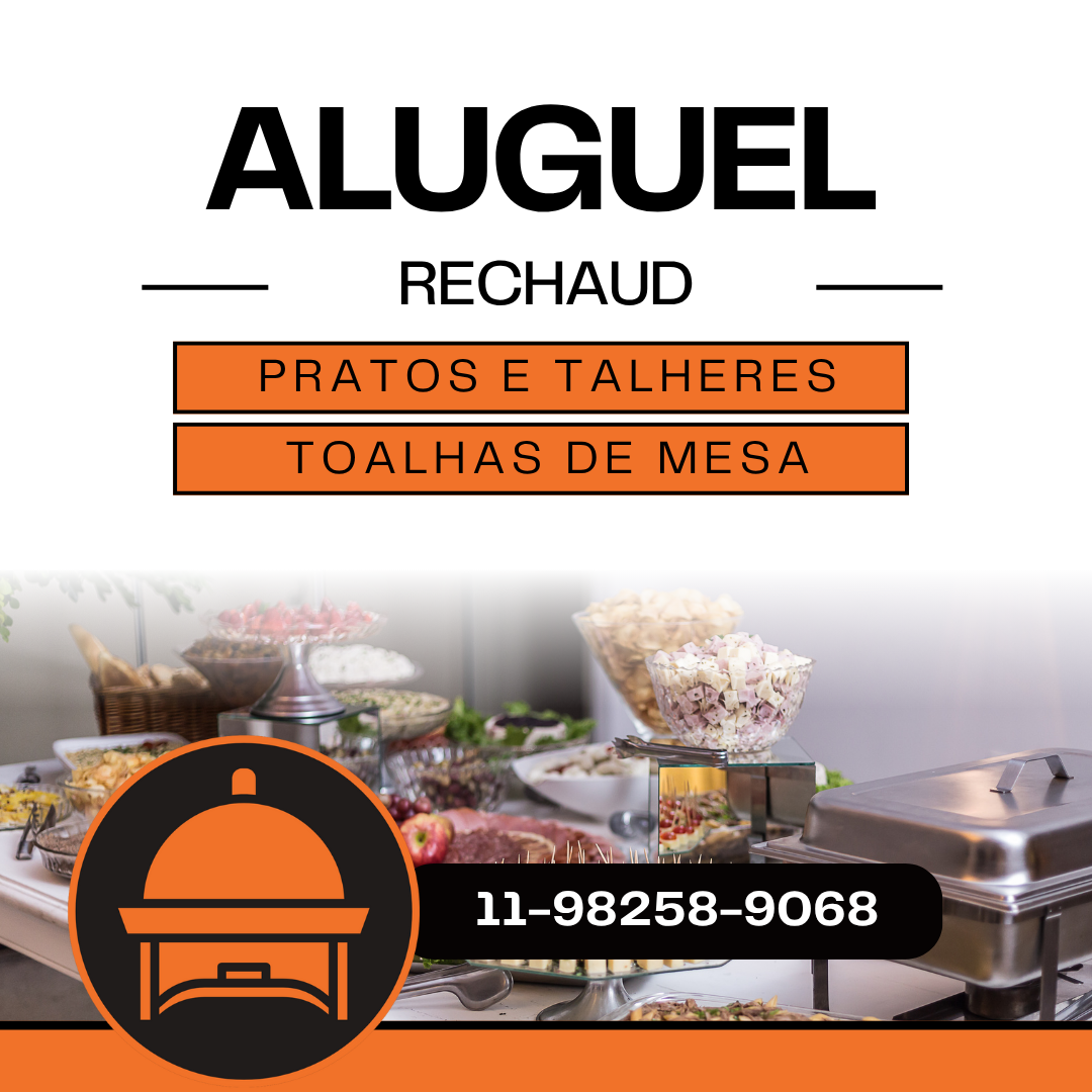 Aluguel de Rechaud preço em SP