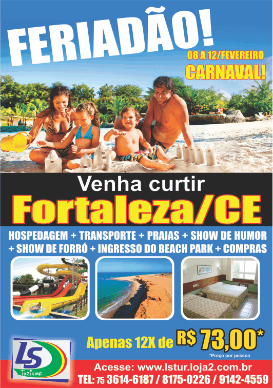 Excursão p/ Fortaleza