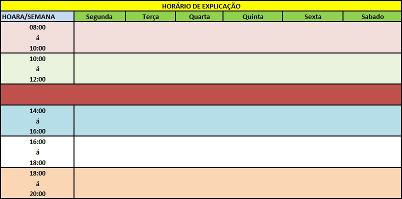 HORÁRIO