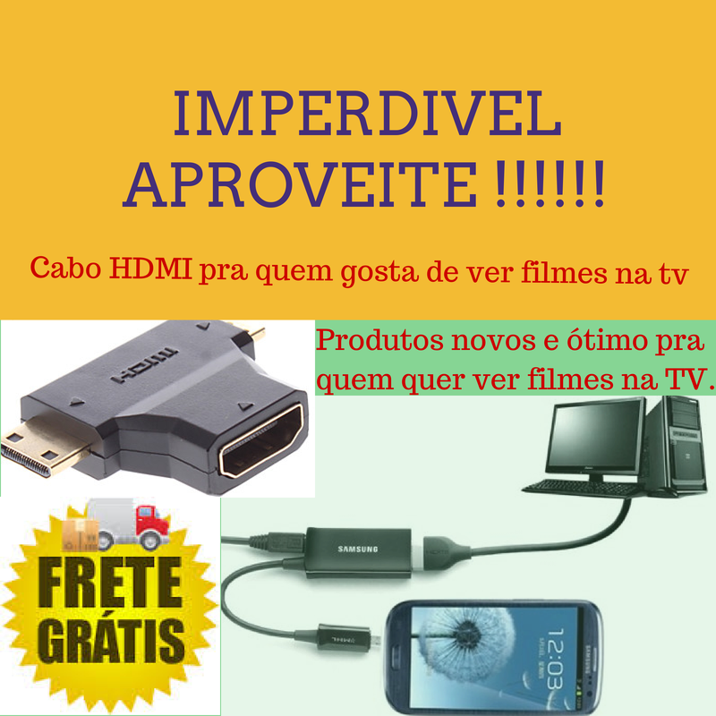 CABO HDMI NOVOS 