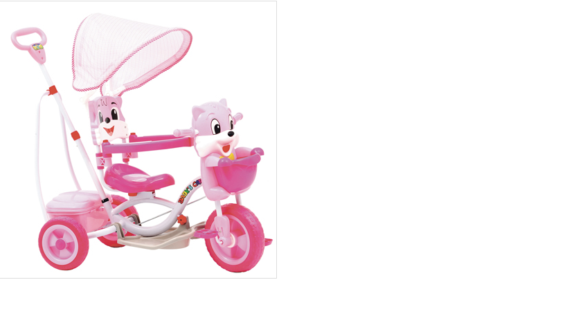 Triciclo Plástico Track & Bike T kids 310 P, Não Elétrico, Rosa/ Rosa Fuccia