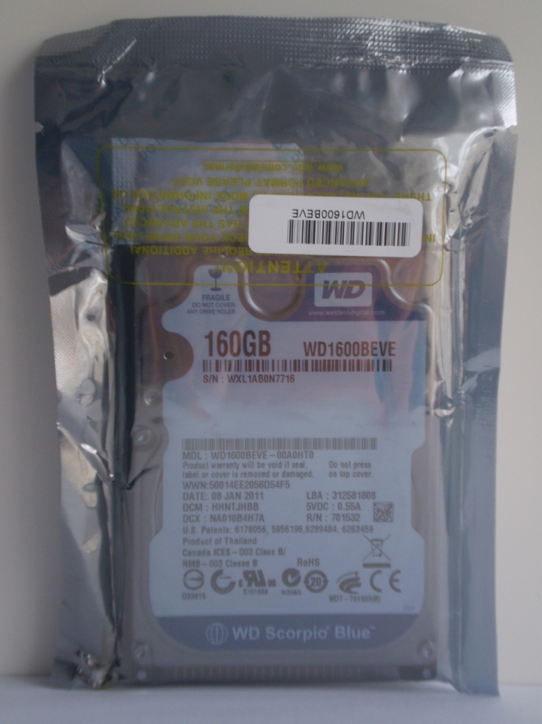 Western Digital 160GB Scorpio Blue