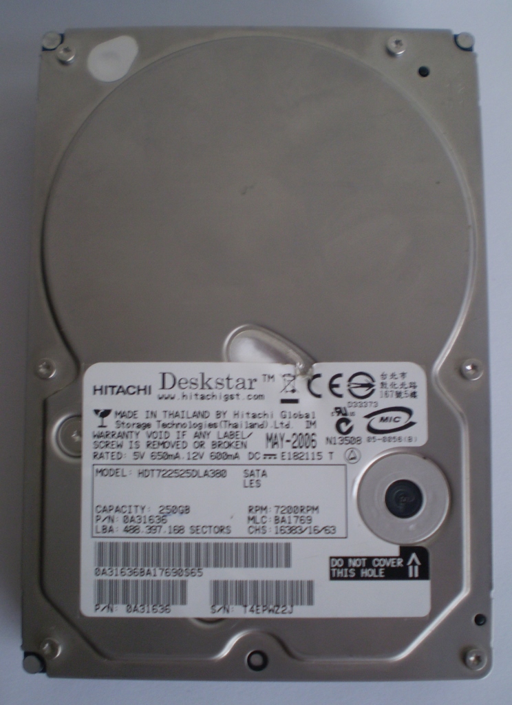 Hitachi 250GB SATA