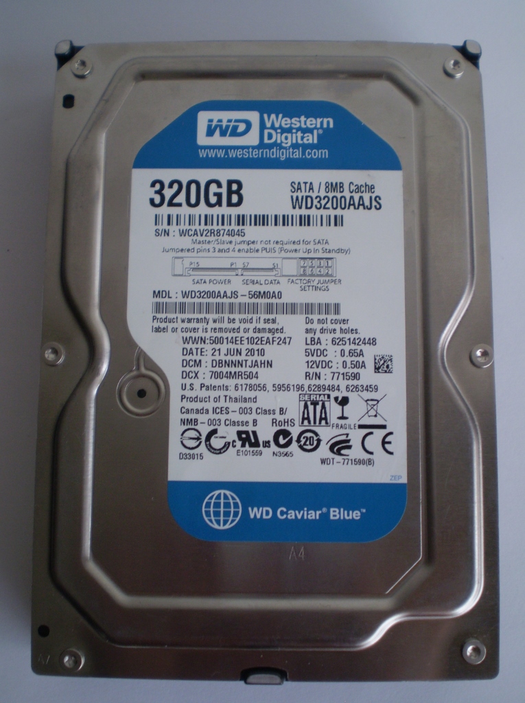 Western Digital 250GB Sata / 8Mb Cache