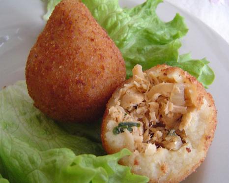 Coxinha de frango light