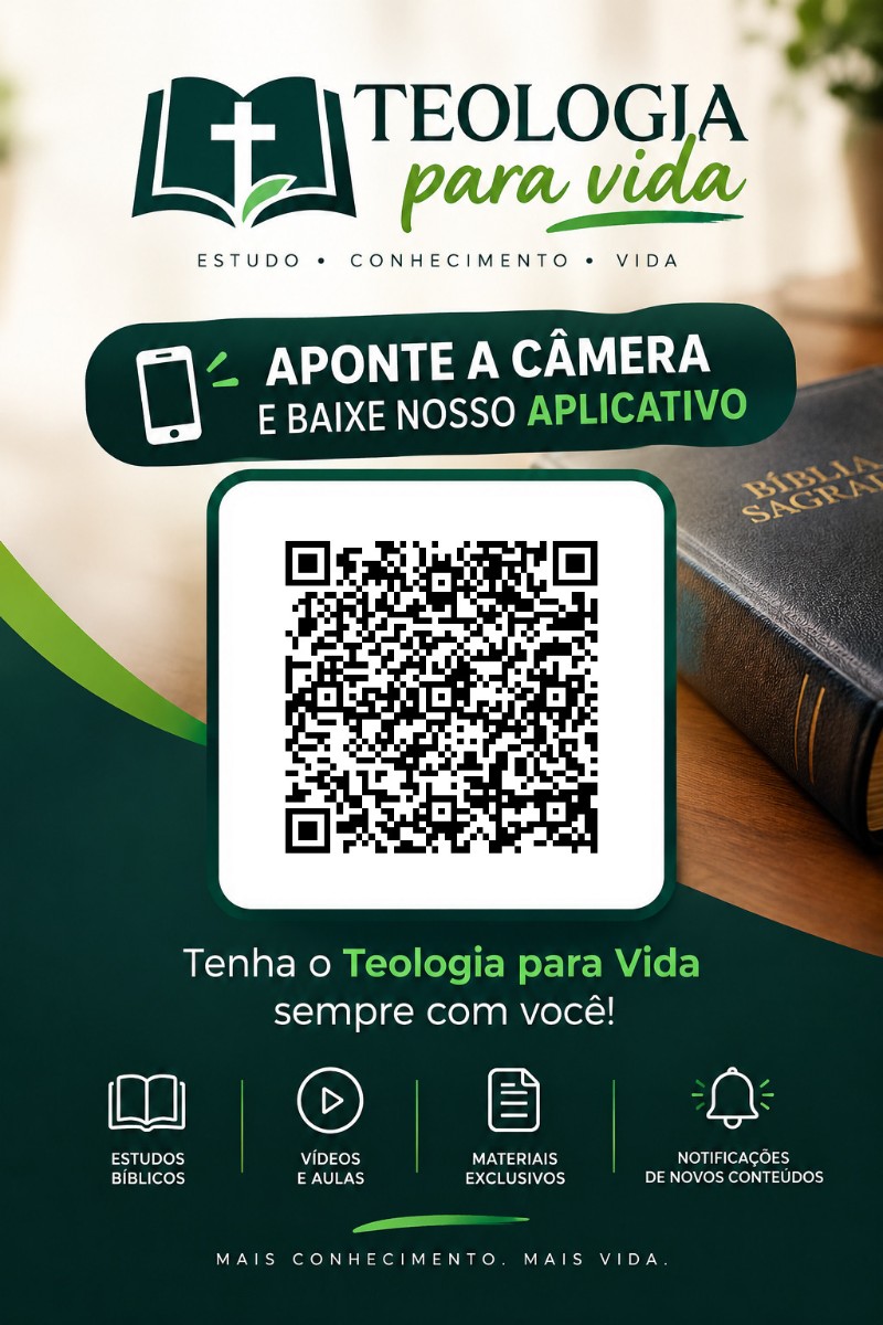 QR Code para acessar o aplicativo Teologia para Vida