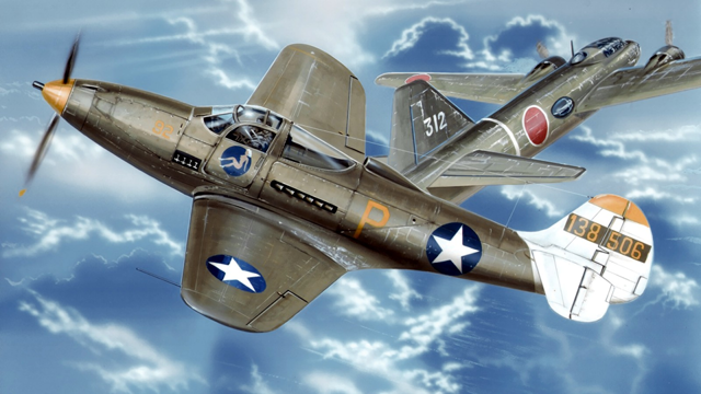  Robert Sullivan 1943 Bell P-39D Airacobra 41 FS