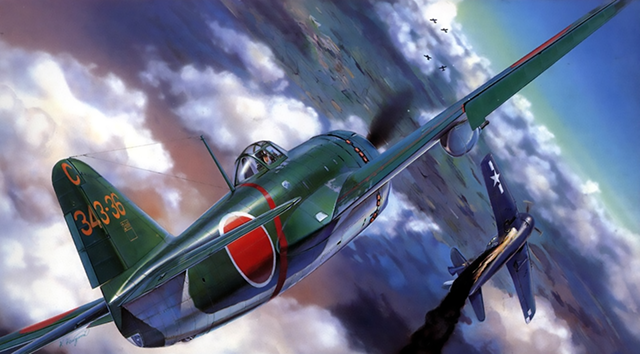  Robert Sullivan 1944 Kawanishi N1K1-J Shiden