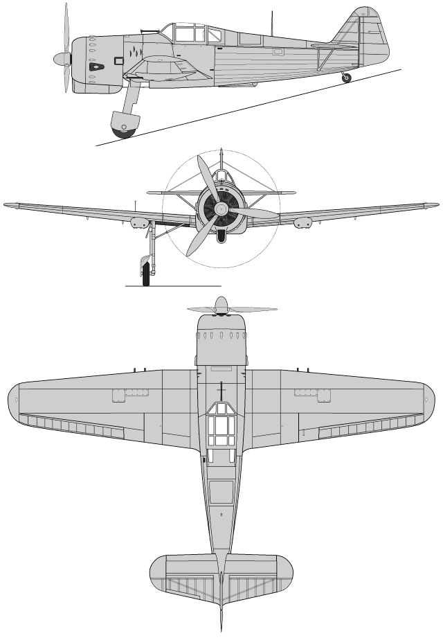 Koolhoven FK.58A - 3 views