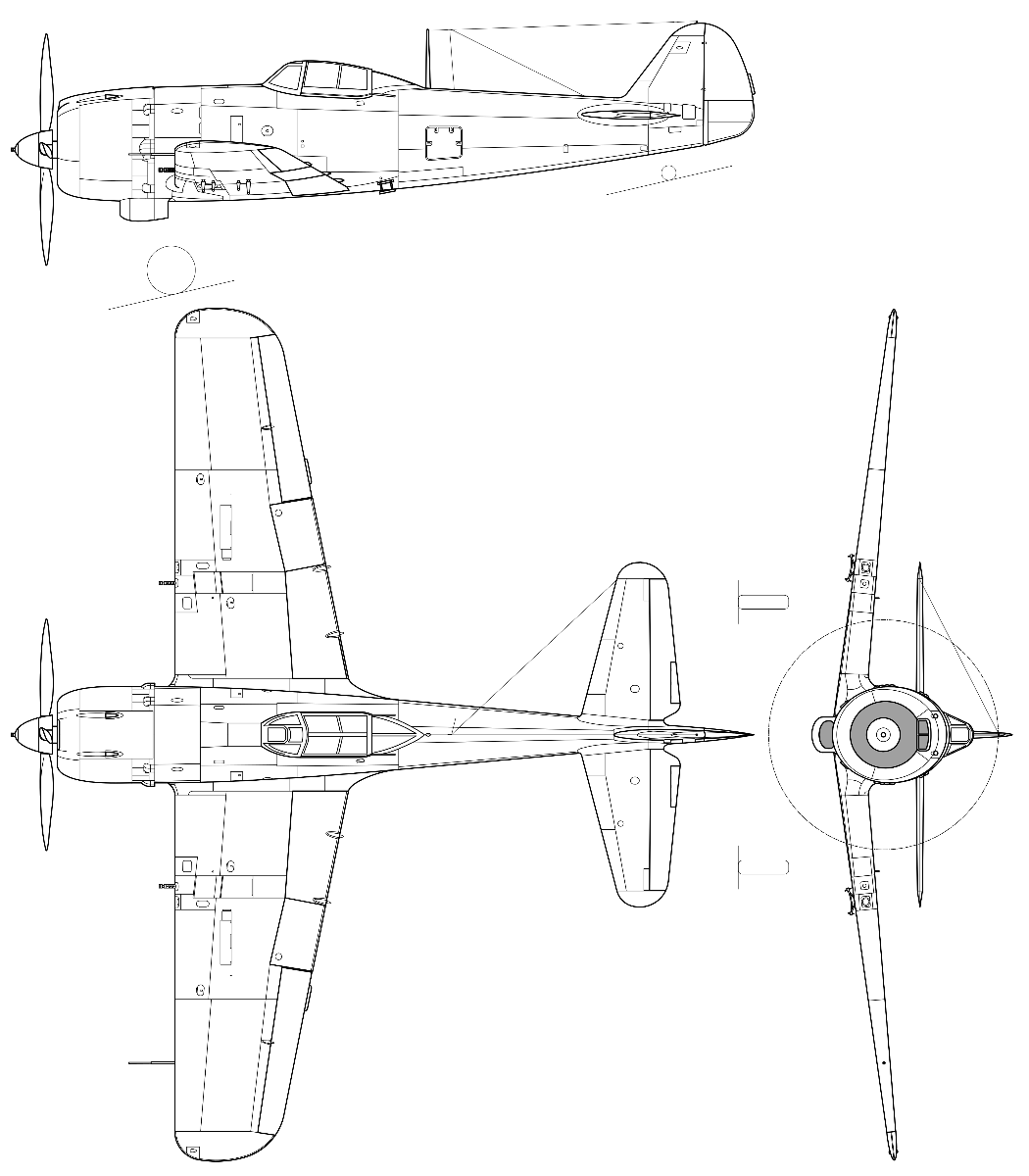 Nakajima Ki-84 - 3 views