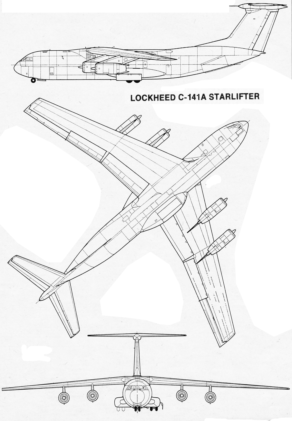 Lockheed C-141 Starlifter - 3 views