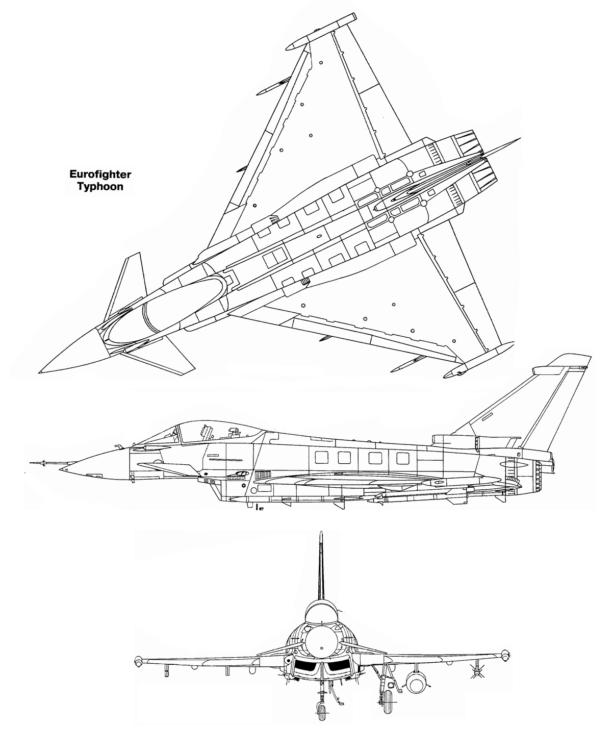 EF-2000 Typhoon . 3 views