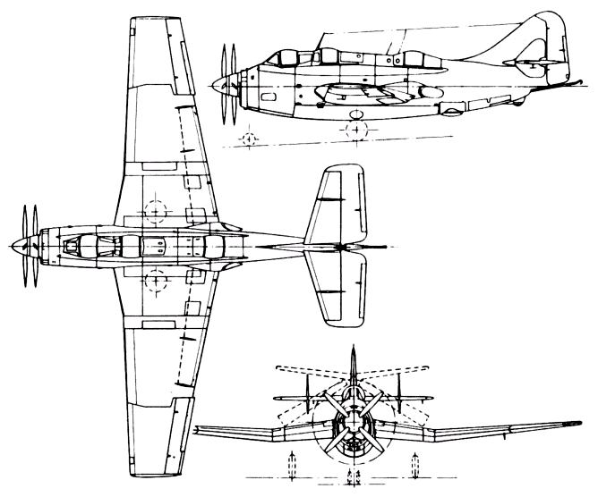 Fairey Gannet - 3 views