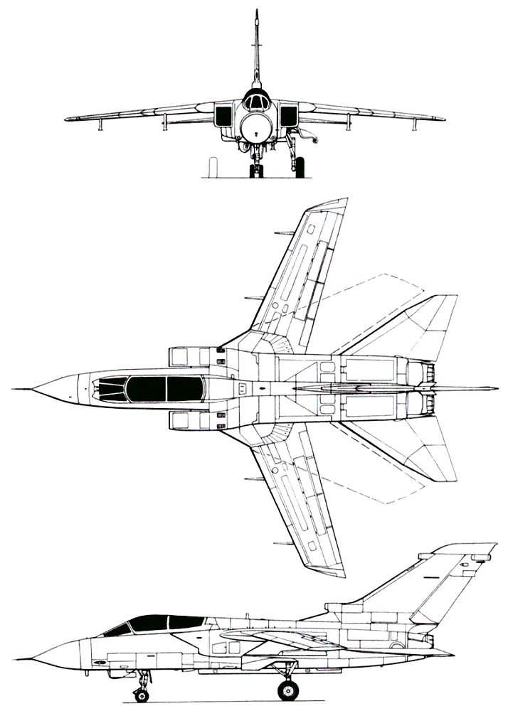 Panavia Tornado - 3 views