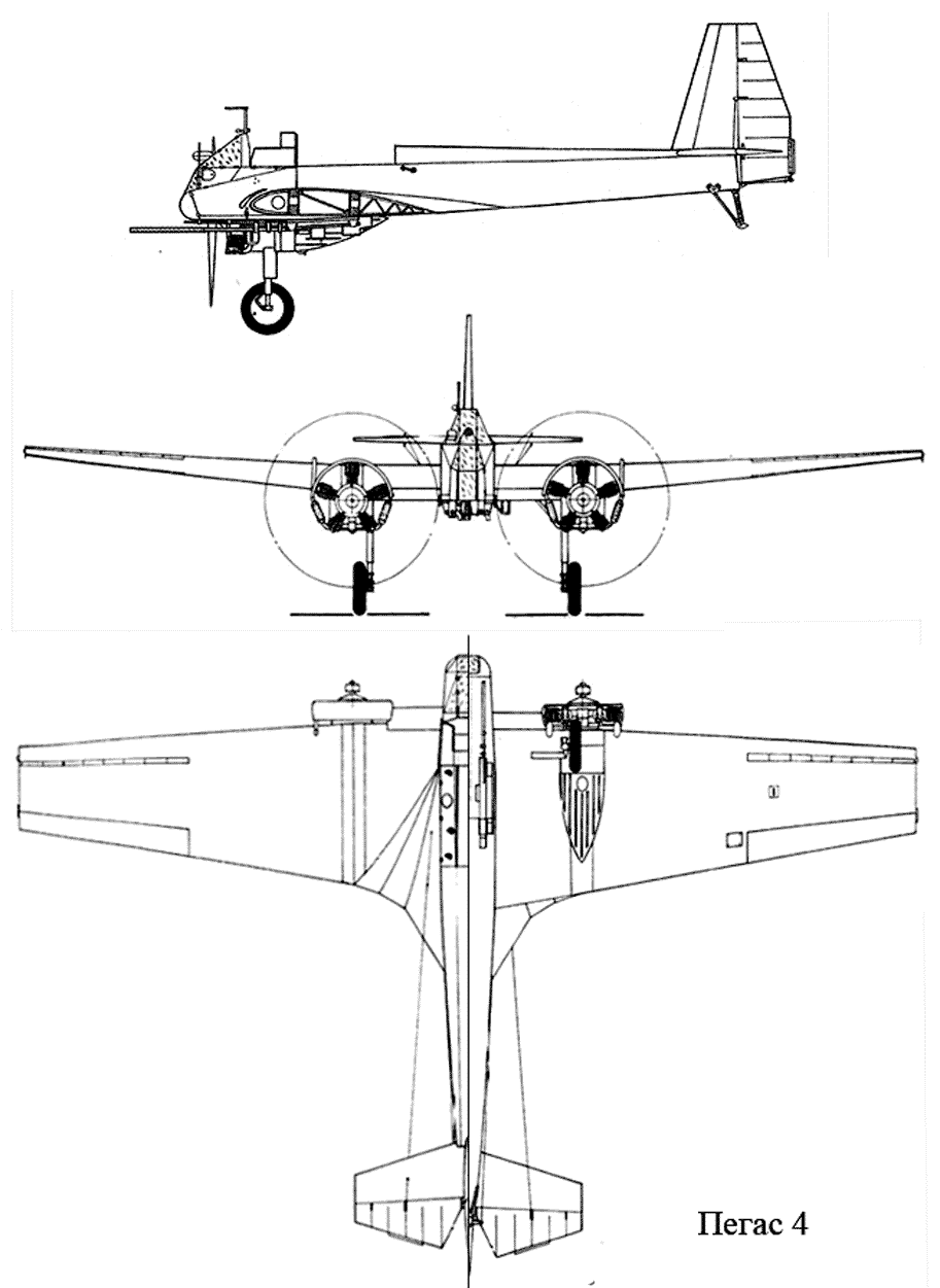 Tomasevich Pegasus - 3 views