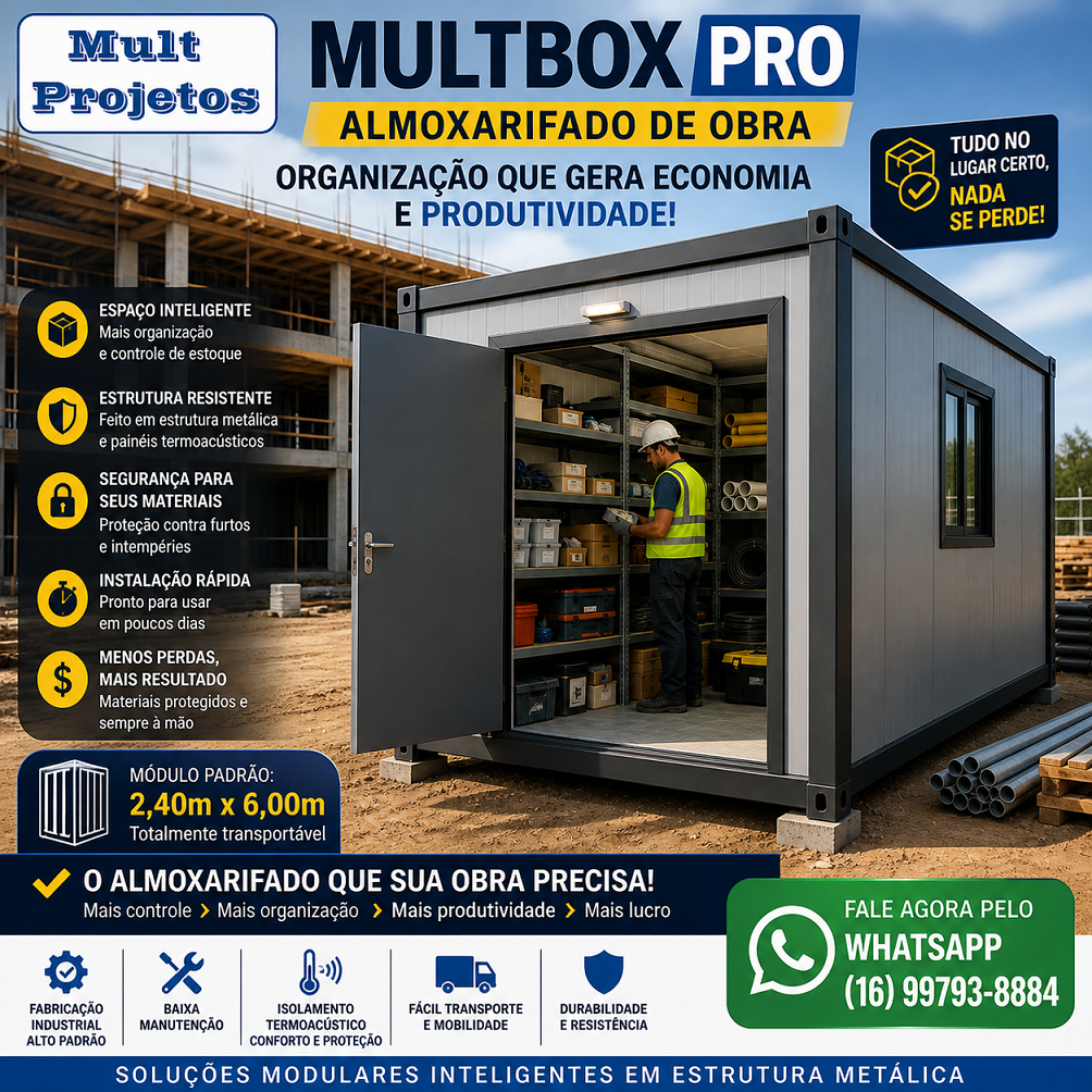 MultBox Pr&oacute;-Almoxarifado-Container