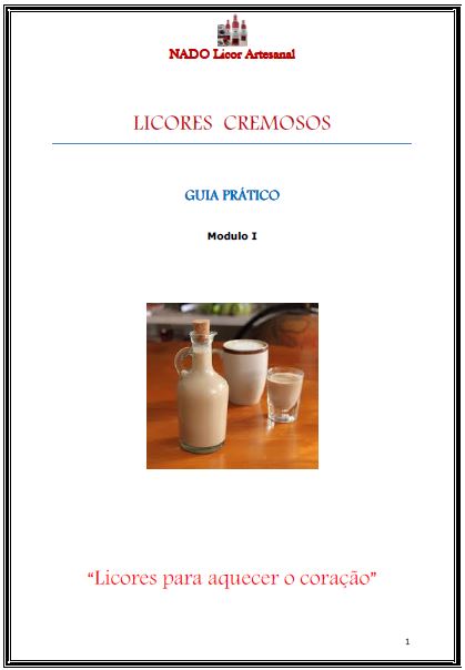 Receitas de Licores Cremosos