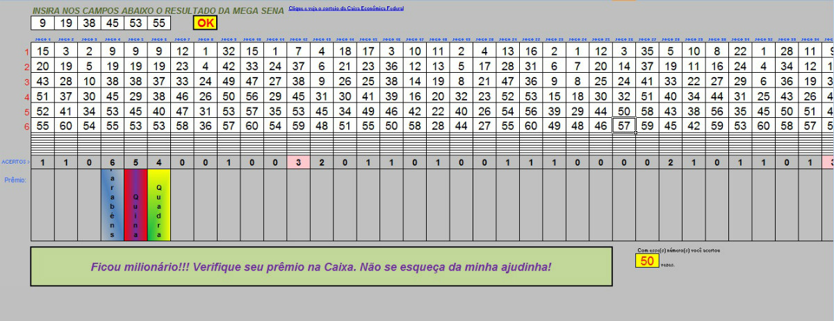 Conferir Megasena