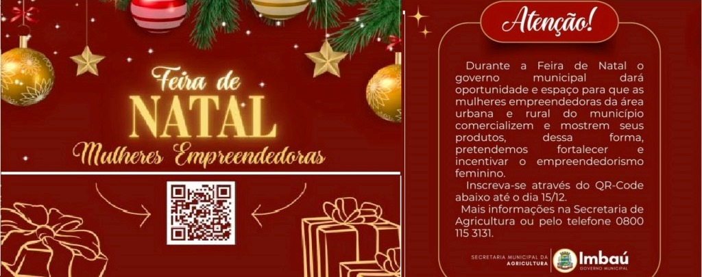 Prefeitura divulga a Programação de Natal 2023 – “A magia do Natal na nossa  terra querida” - Prefeitura de Telêmaco Borba