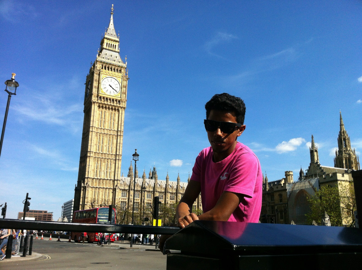 Dirceu Paixão em Londres - Big Ben