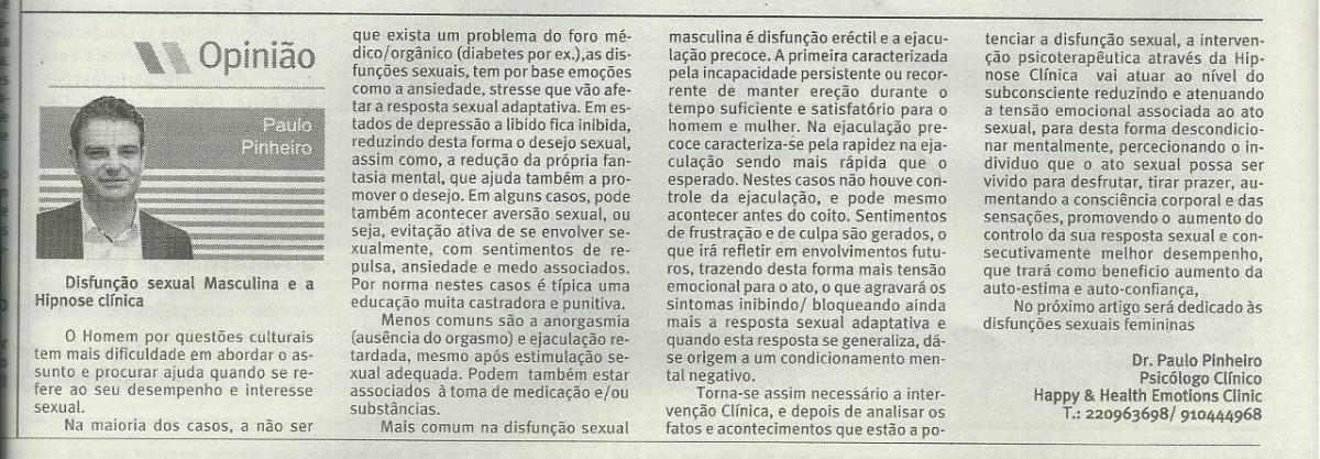 Disfunções sexuais do homem