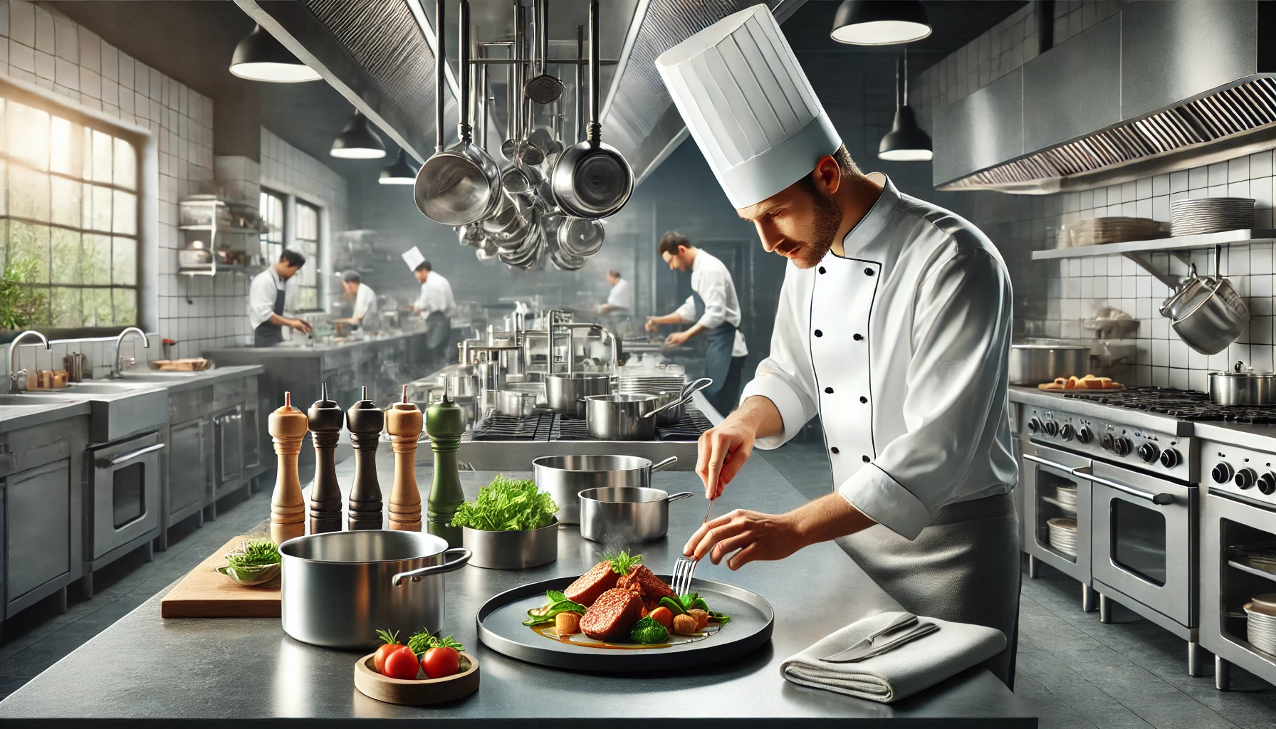Chef in Kitchen