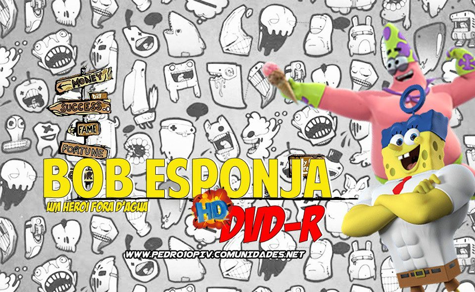 DVD-R BOB ESPONJA UM HERÓI FORA D´ÁGUA