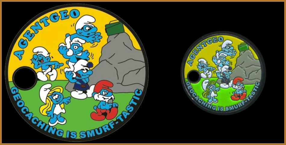 Estrunfes / Agenteo / Geocaching is smurf-tastic