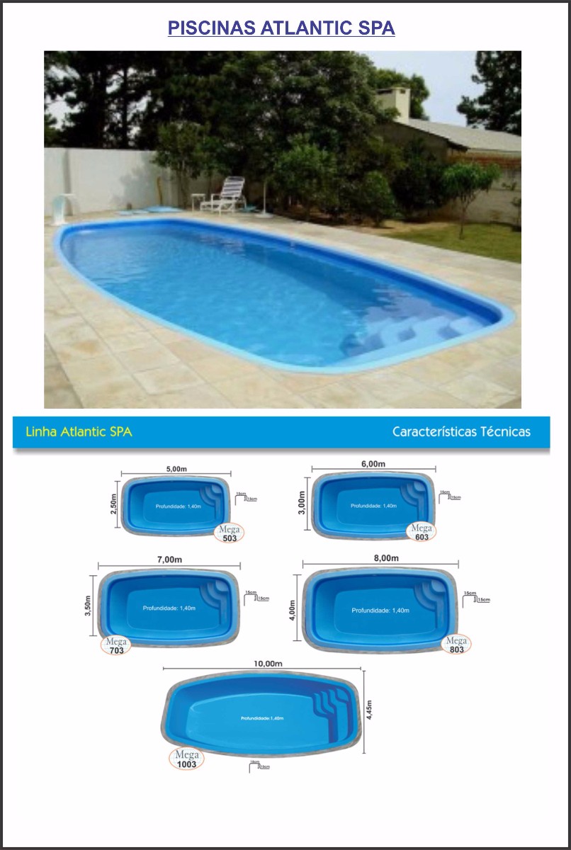 piscina atlantic spa 7,00x3,50