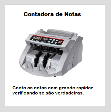 Contadora de Notas