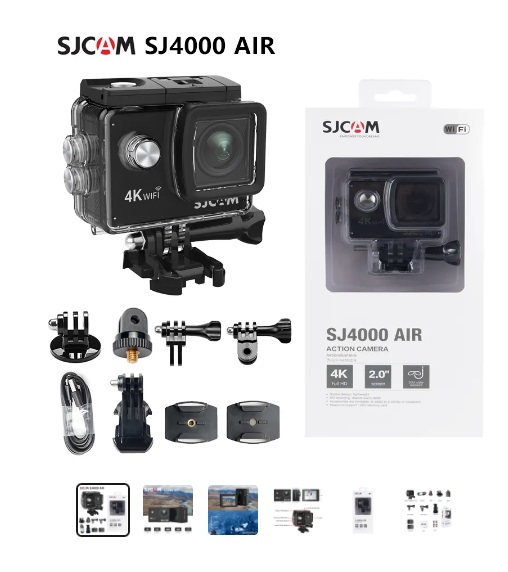 Câmera de Ação SJCAM SJ4000 AIR 4K 30PFS 1080P 