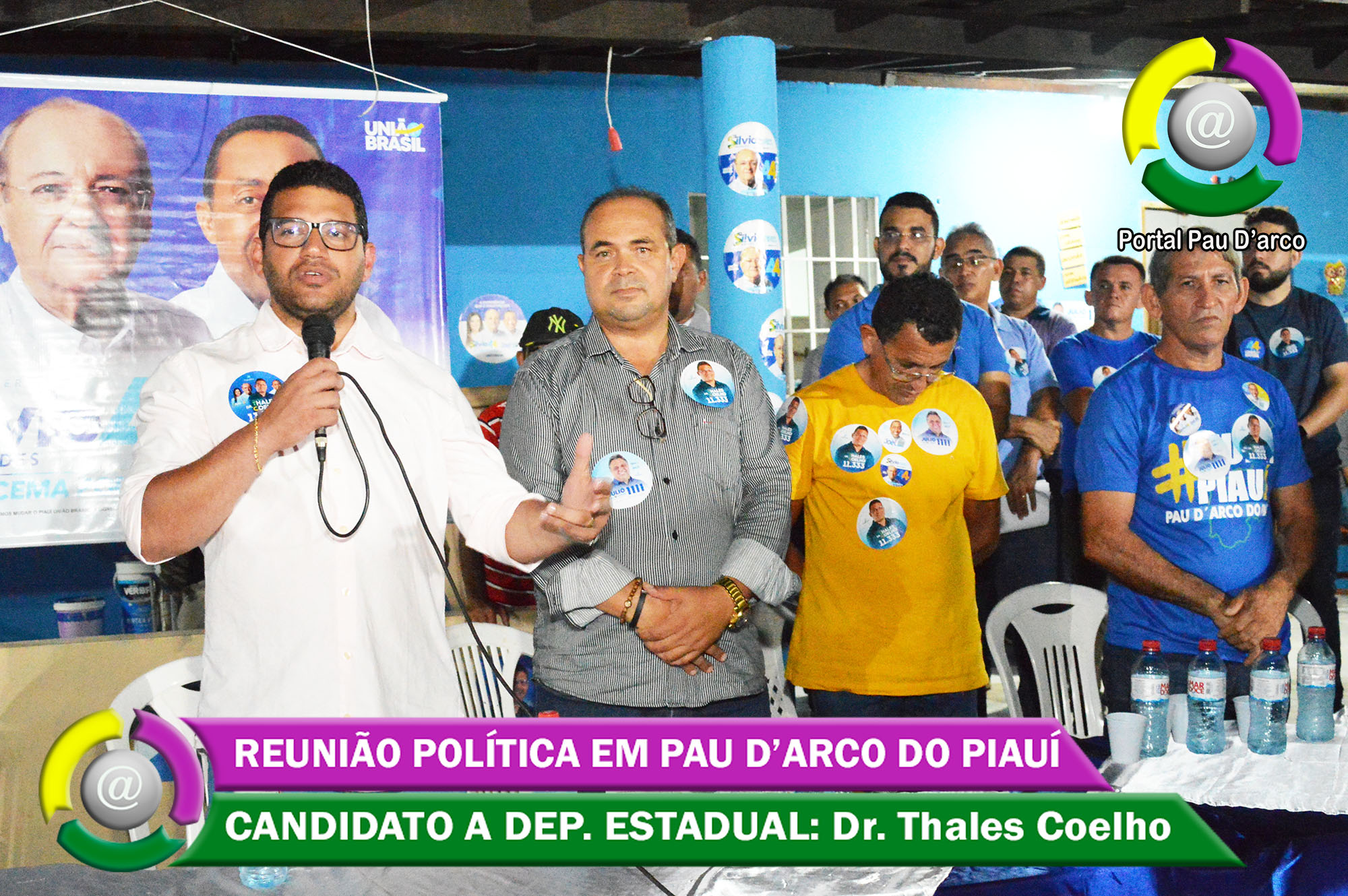 Deputado estadual Dr. Thales Coelho - participa de reunião em Pau D’arco do Piauí