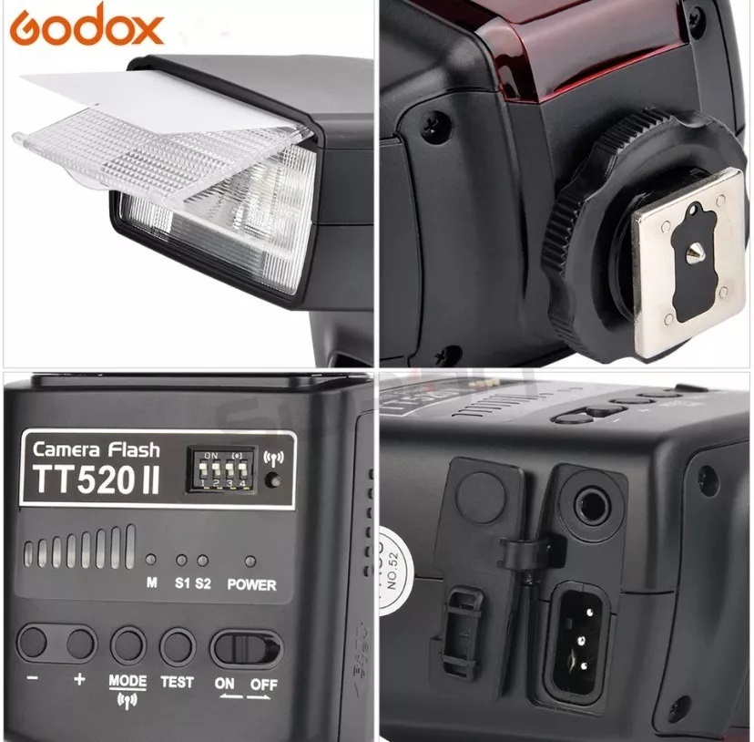 Flash Speedlite Tt520ii Godox (11)