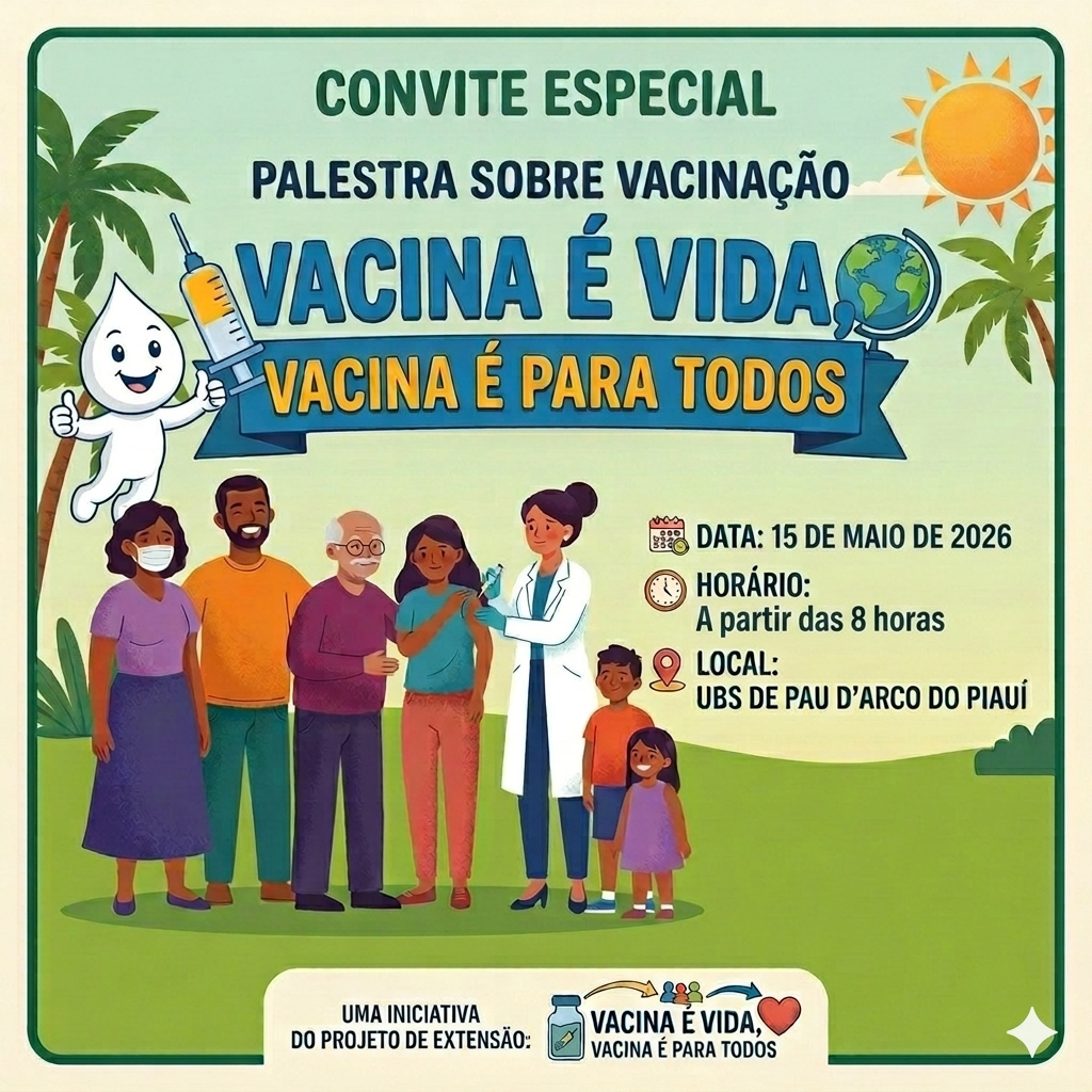 Pau D'Arco do Piau&iacute; promove palestra sobre a import&acirc;ncia da vacina&ccedil;&atilde;o