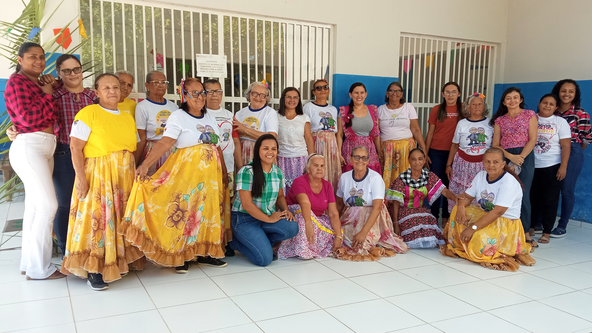 IDOSOS PARTICIPAM DE ARRAIAL JUNINO PROMOVIDO PELO PSF FRANCISCO ALVES DE LEMOS EM PAU D’ARCO DO PIAUÍ