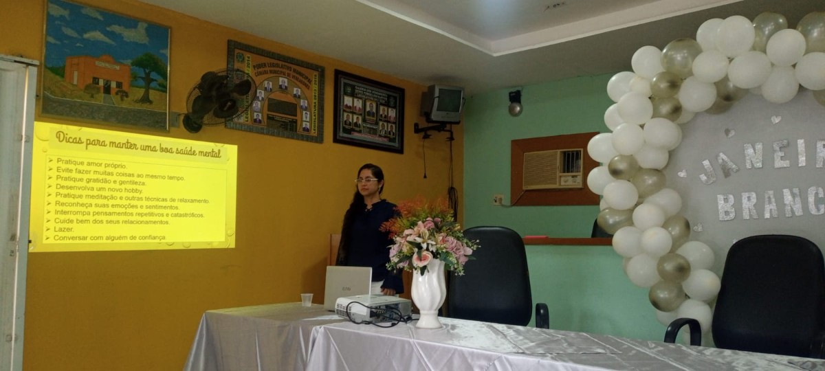 Em alusão ao Janeiro Branco a Secretaria de Saúde promoveu palestra sobre a Saúde Mental