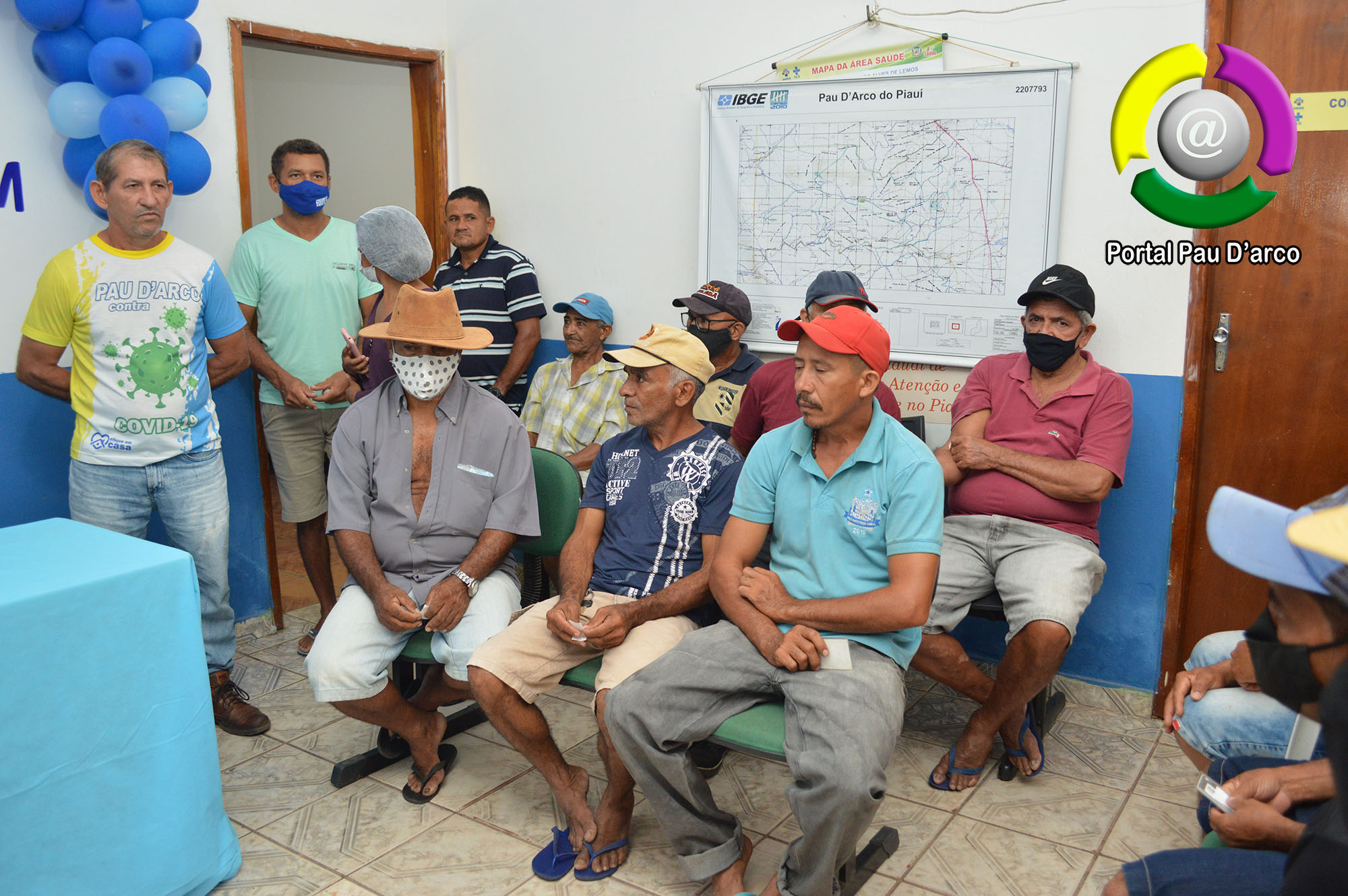 PREFEITURA DE PAU D’ARCO DO PIAUÍ REALIZA A CAMPANHA NOVEMBRO AZUL