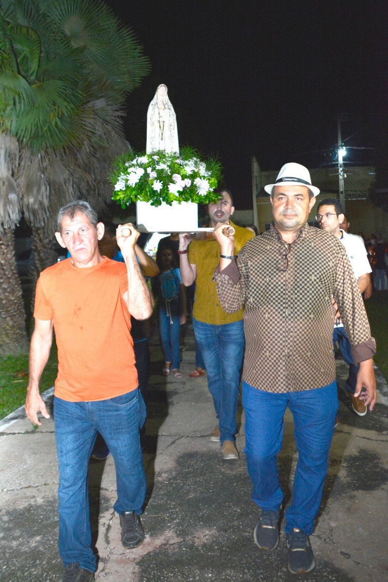 Prefeito de Pau D’arco do Piauí prestigia a abertura da festa da padroeira Nossa Senhora de Fátima