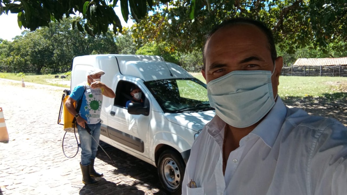 Prefeito de Pau D’arco visita obras e localidades no dia do seu aniversário