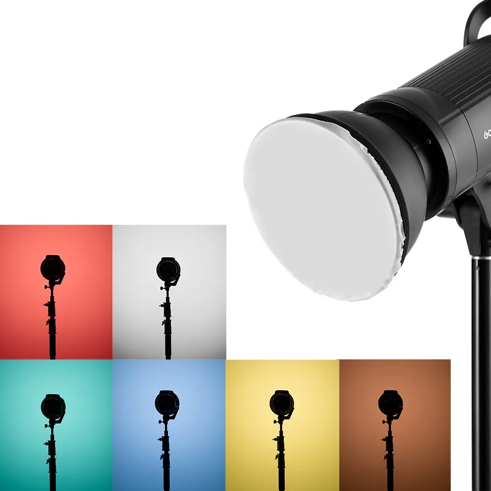 REFLETOR PADR&Atilde;O DE ENCAIXE BOWENS COM 06 DIFUSORES COM CORES VARIADAS