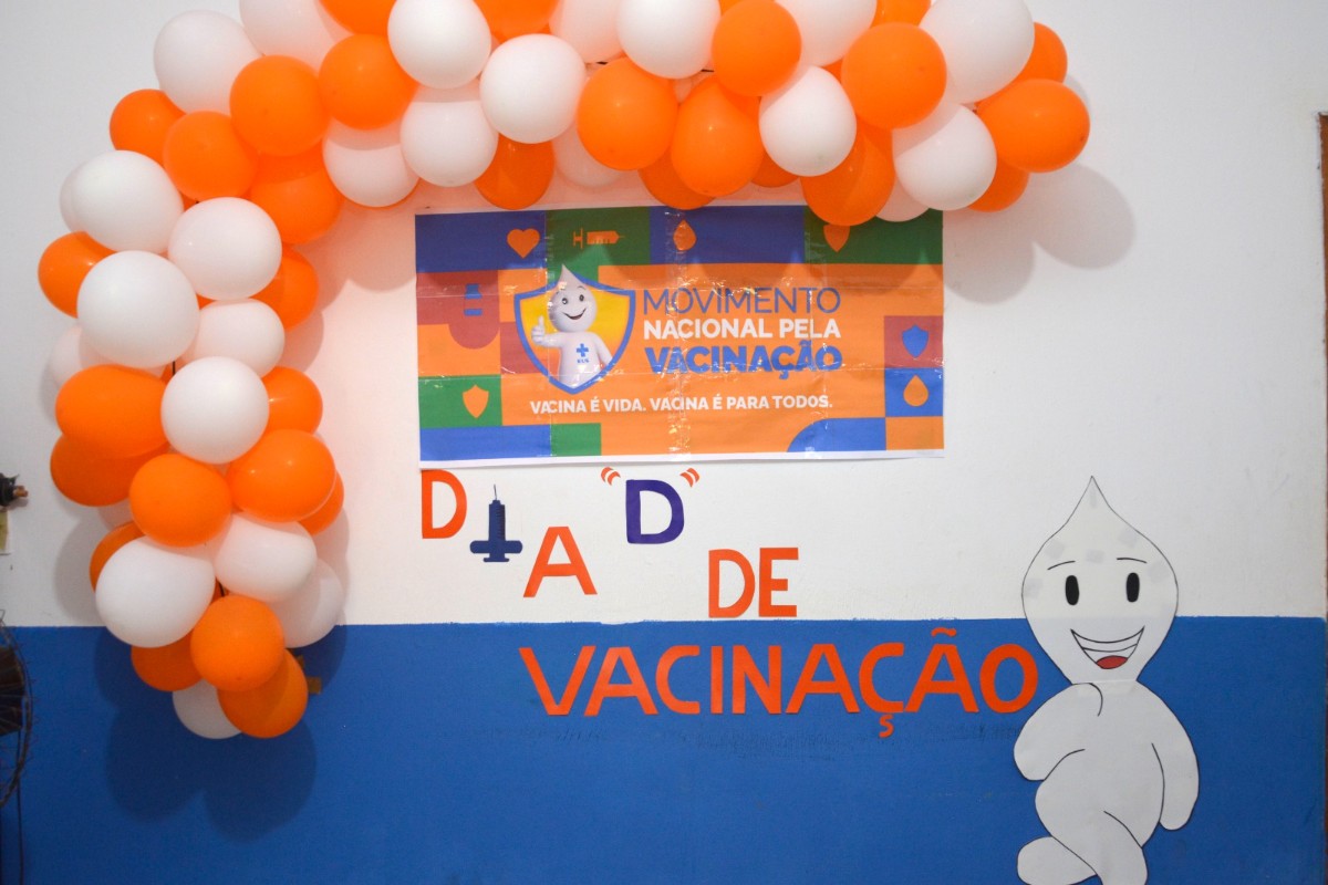 SMS de Pau D’arco do Piauí realiza Dia “D” de vacinação contra influenza, covid-19 e todo calendário de rotinas