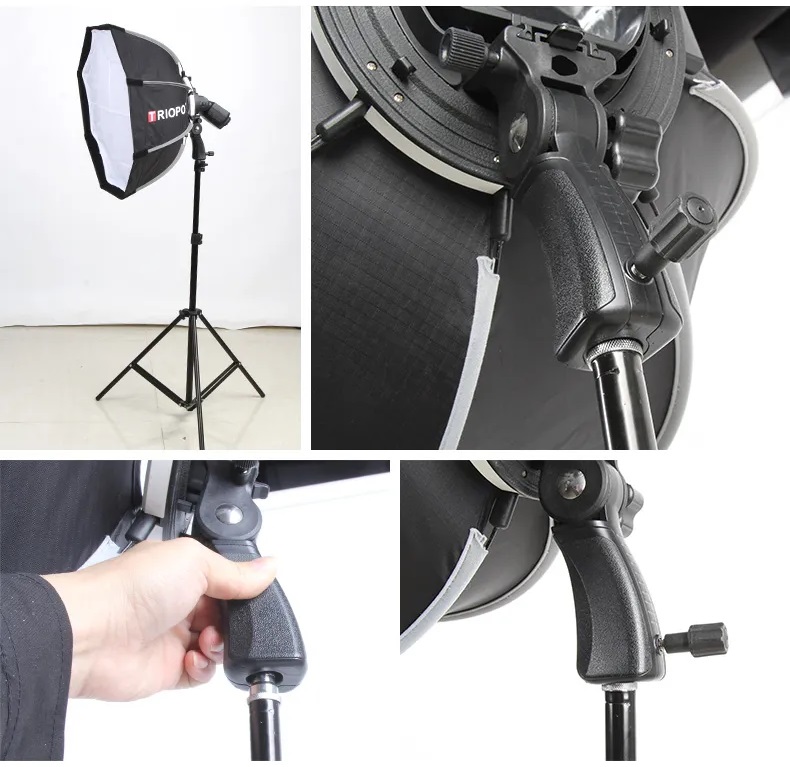 SOFTBOX COM SUPORTE PARA FLASH 65CM