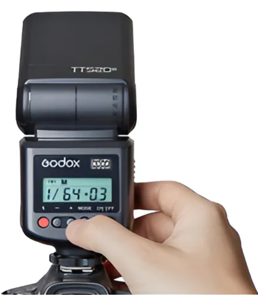 Flash Godox Tt520iii Para Câmeras Canon Sony Nikon Fuji
