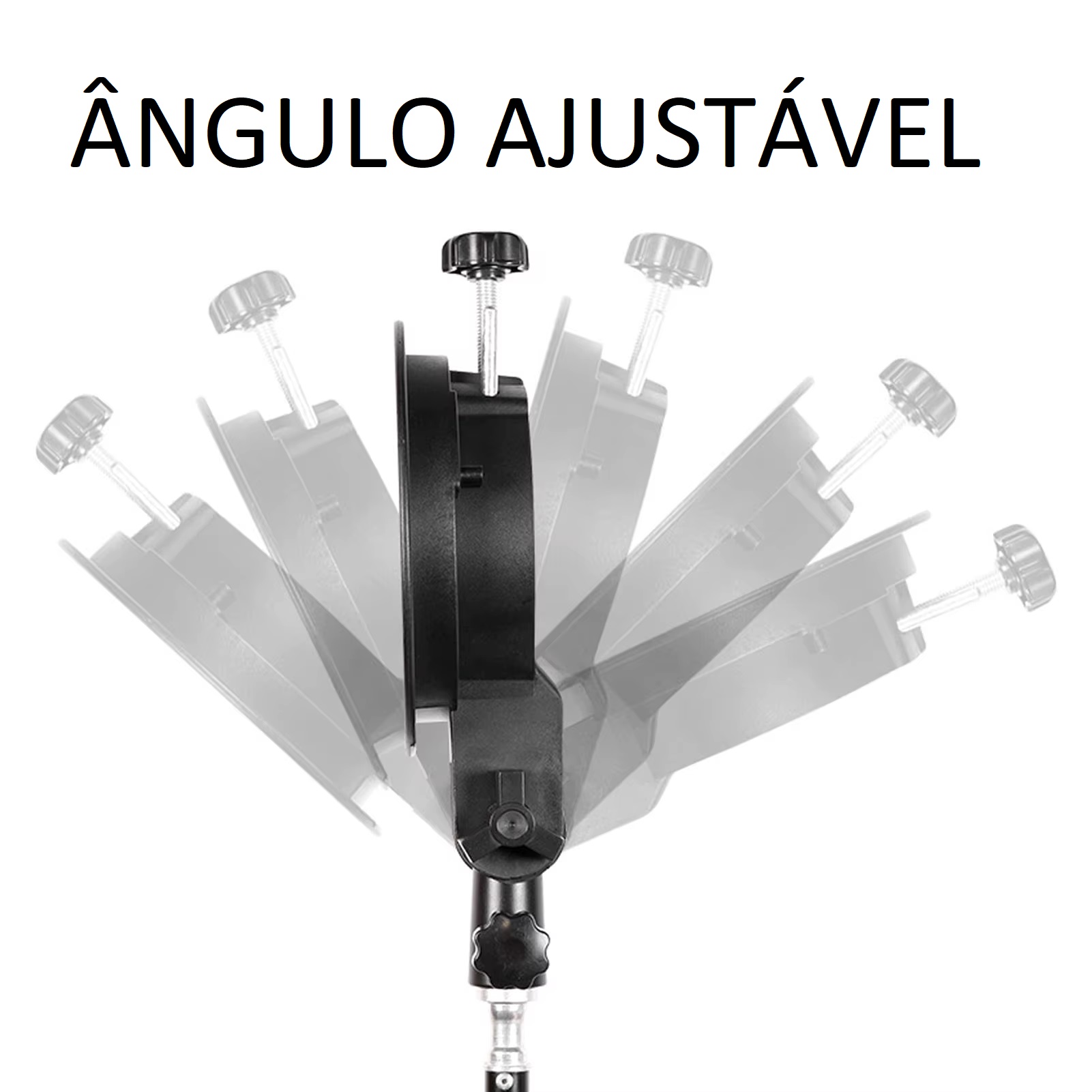 Suporte Tipo S para Montagem Bowens, Ideal para Flash Snoot, Softbox, Beauty Dish, Refletor e Guarda-Chuva.