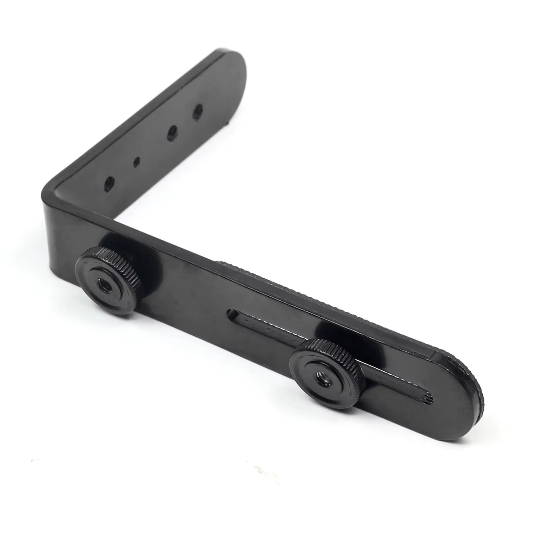 Suporte em L para flash de c&acirc;mera com rosca de 1/4