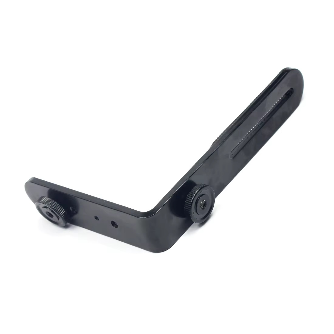 Suporte em L para flash de c&acirc;mera com rosca de 1/4