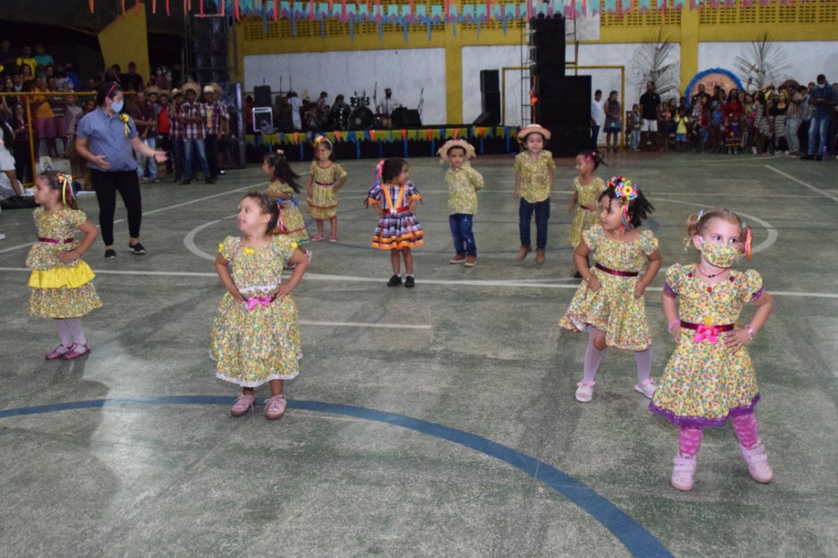 Secretaria de Educação de Pau D’arco do Piauí realiza arraiá entre escolas municipais