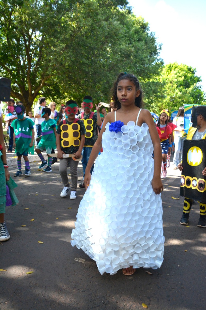 Prefeitura de Pau D’arco do Piauí realiza desfile cívico de 7 de Setembro: Meio Ambiente foi o tema do desfile